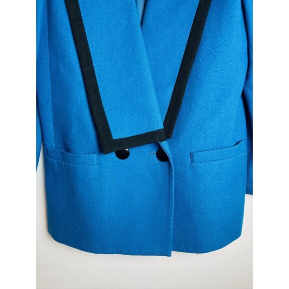 Vintage Kasper Blue Blazer - Picture 4 of 10